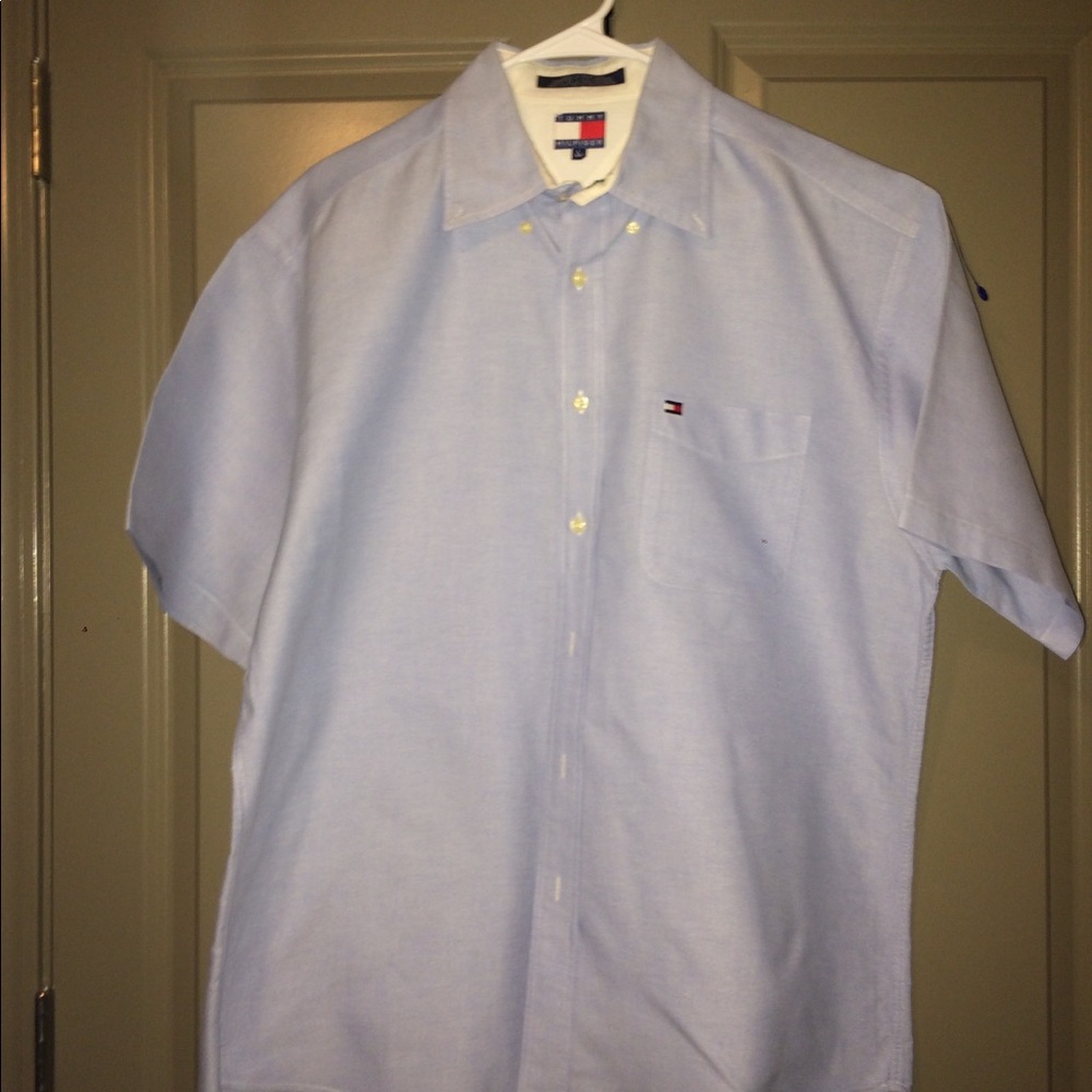 Tommy Hilfiger light blue button up